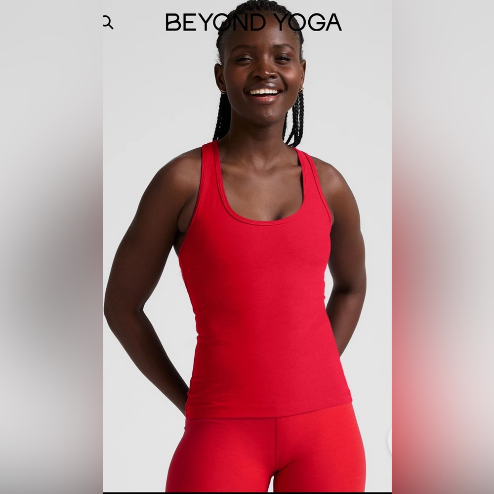 Beyond Yoga Spacedye Step Up Racerback Tank size Small